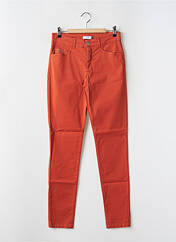 Pantalon slim orange PAUL BRIAL pour femme seconde vue