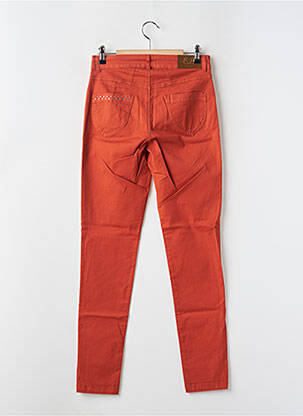 Pantalon slim orange PAUL BRIAL femme