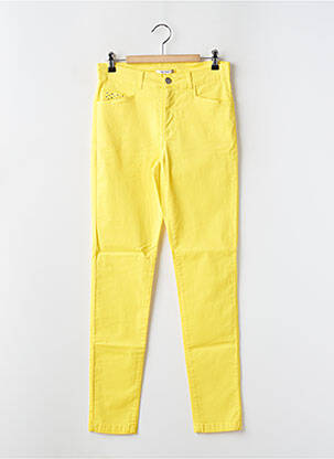 Pantalon slim jaune PAUL BRIAL femme