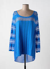 Pull bleu PAUL BRIAL pour femme seconde vue