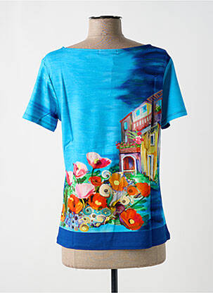 T-shirt bleu PAUL BRIAL femme