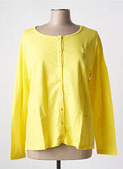 Gilet manches longues jaune PAUL BRIAL pour femme seconde vue