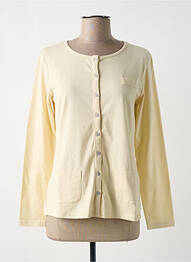 Gilet manches longues beige PAUL BRIAL femme