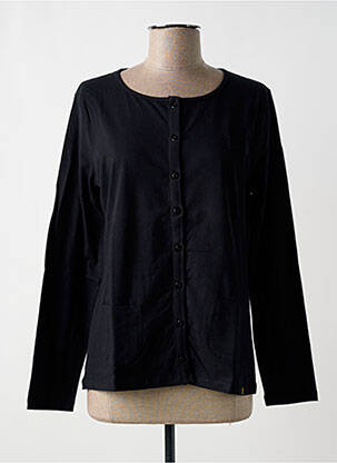 Gilet manches longues noir PAUL BRIAL femme