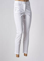 Pantalon slim blanc MALOKA pour femme seconde vue