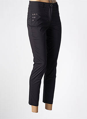 Pantalon slim noir MALOKA femme