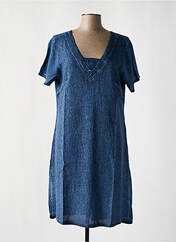 Robe courte bleu MALOKA pour femme seconde vue