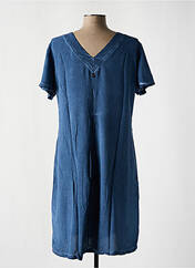 Robe courte bleu MALOKA pour femme seconde vue