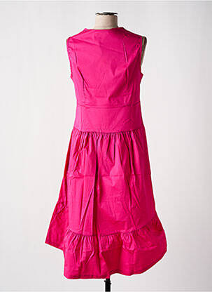 Robe mi-longue rose MALOKA femme