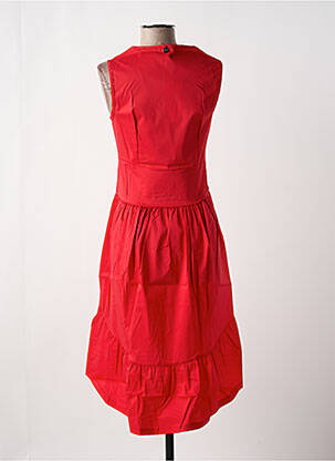 Robe mi-longue rouge MALOKA femme
