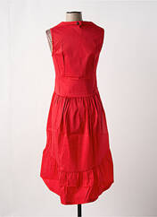 Robe mi-longue rouge MALOKA pour femme seconde vue