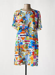 Robe courte bleu MALOKA pour femme seconde vue