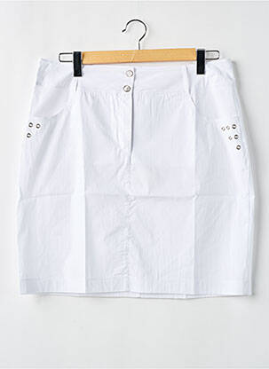 Jupe courte blanc MALOKA femme