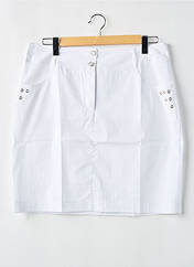 Jupe courte blanc MALOKA pour femme seconde vue