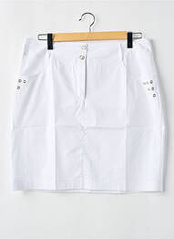 Jupe courte blanc MALOKA femme