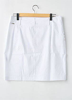 Jupe courte blanc MALOKA femme