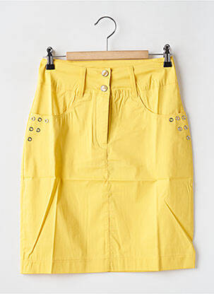 Jupe courte jaune MALOKA femme