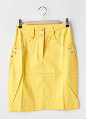 Jupe courte jaune MALOKA pour femme seconde vue