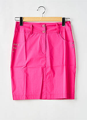 Jupe courte rose MALOKA femme
