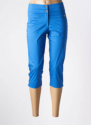 Pantacourt bleu MALOKA femme