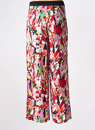 Pantalon flare rouge MALOKA femme