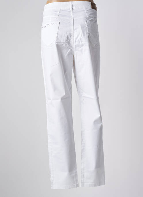 Pantalon slim blanc PAUL BRIAL pour femme