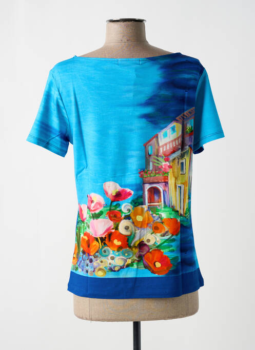 T-shirt bleu PAUL BRIAL pour femme