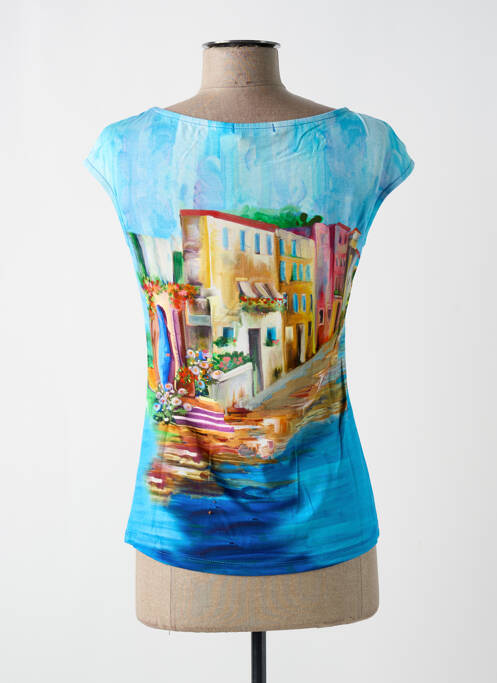 T-shirt bleu PAUL BRIAL pour femme