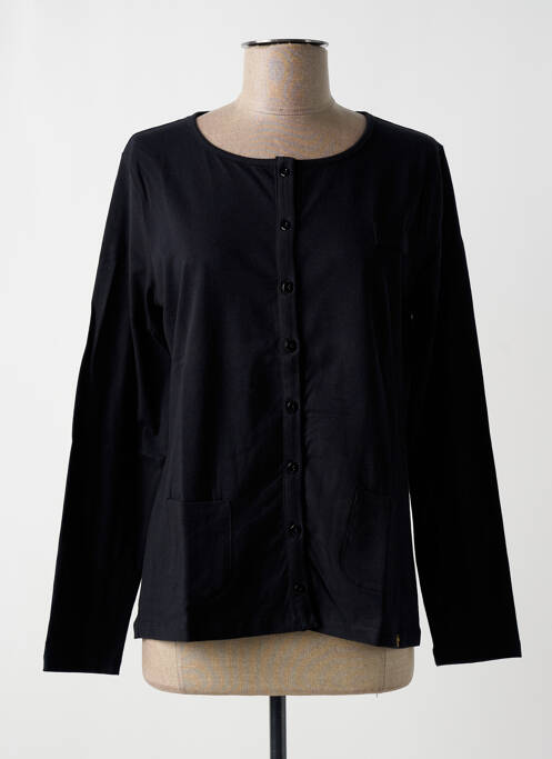 Gilet manches longues noir PAUL BRIAL pour femme