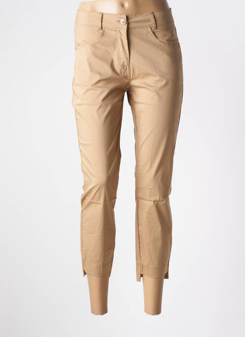 Pantalon 7/8 marron MALOKA pour femme