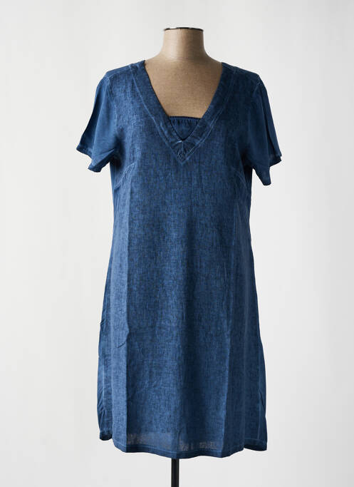 Robe courte bleu MALOKA pour femme