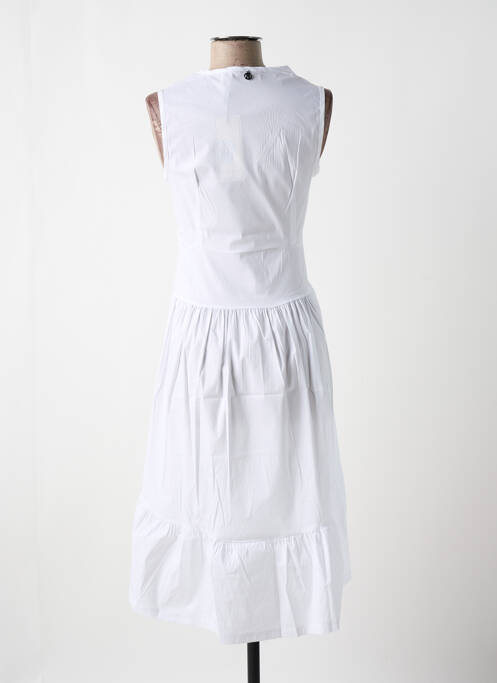 Robe mi-longue blanc MALOKA femme