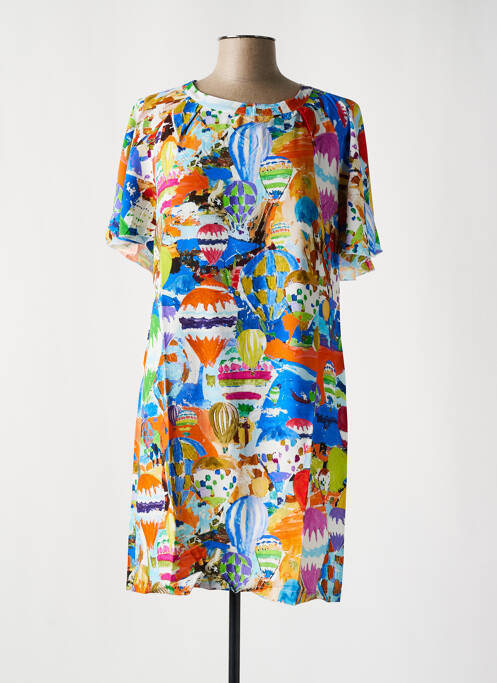 Robe courte bleu MALOKA pour femme