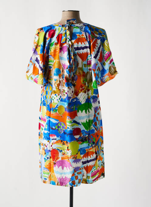 Robe courte bleu MALOKA pour femme