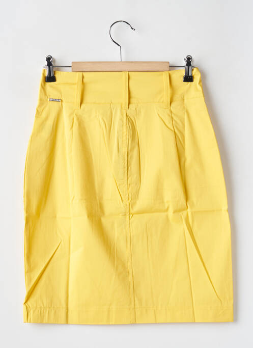 Jupe courte jaune MALOKA pour femme