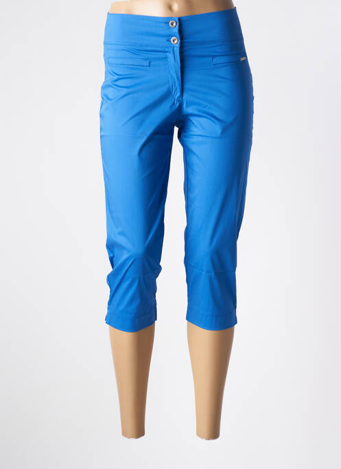 Pantacourt bleu MALOKA pour femme