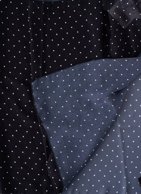 Foulard noir PAUL BRIAL pour femme