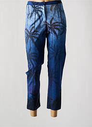 Pantalon droit bleu PAUL BRIAL femme