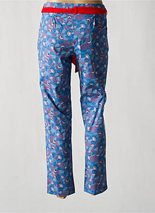 Pantacourt bleu PAUL BRIAL femme