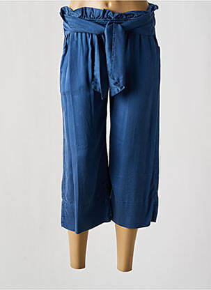 Pantacourt bleu PAUL BRIAL femme