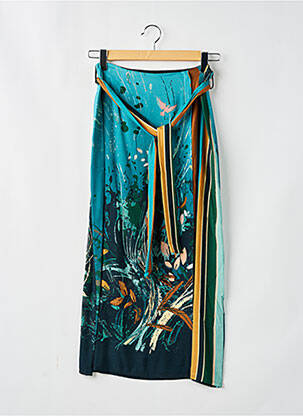 Jupe mi-longue vert PAUL BRIAL femme