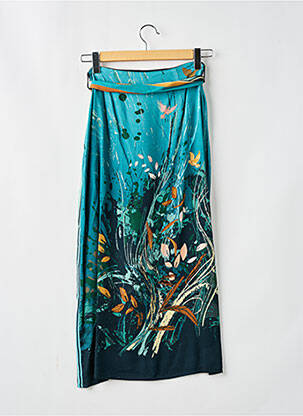 Jupe mi-longue vert PAUL BRIAL femme