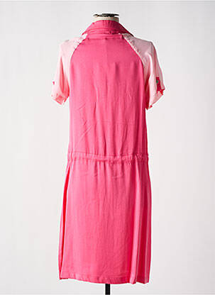 Robe mi-longue rose PAUL BRIAL femme