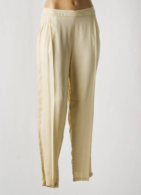 Pantalon droit beige PAUL BRIAL pour femme
