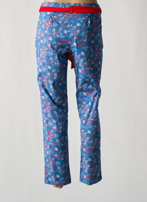 Pantacourt bleu PAUL BRIAL pour femme