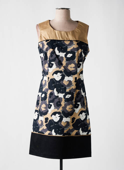 Robe mi-longue beige PAUL BRIAL pour femme