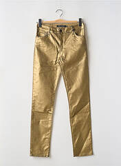 Pantalon slim or ASTRID BLACK LABEL pour femme seconde vue