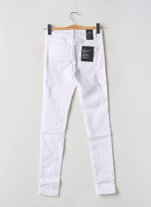Pantalon slim blanc ONLY pour femme