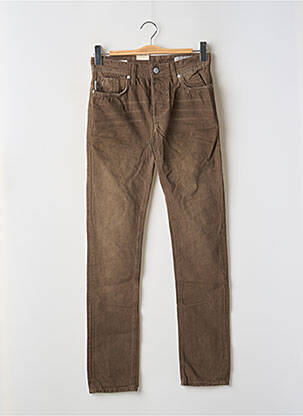 Jeans coupe slim marron JACK & JONES homme