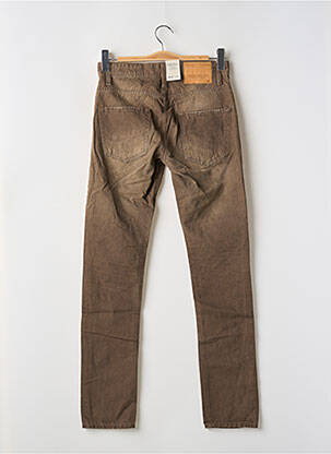 Jeans coupe slim marron JACK & JONES homme
